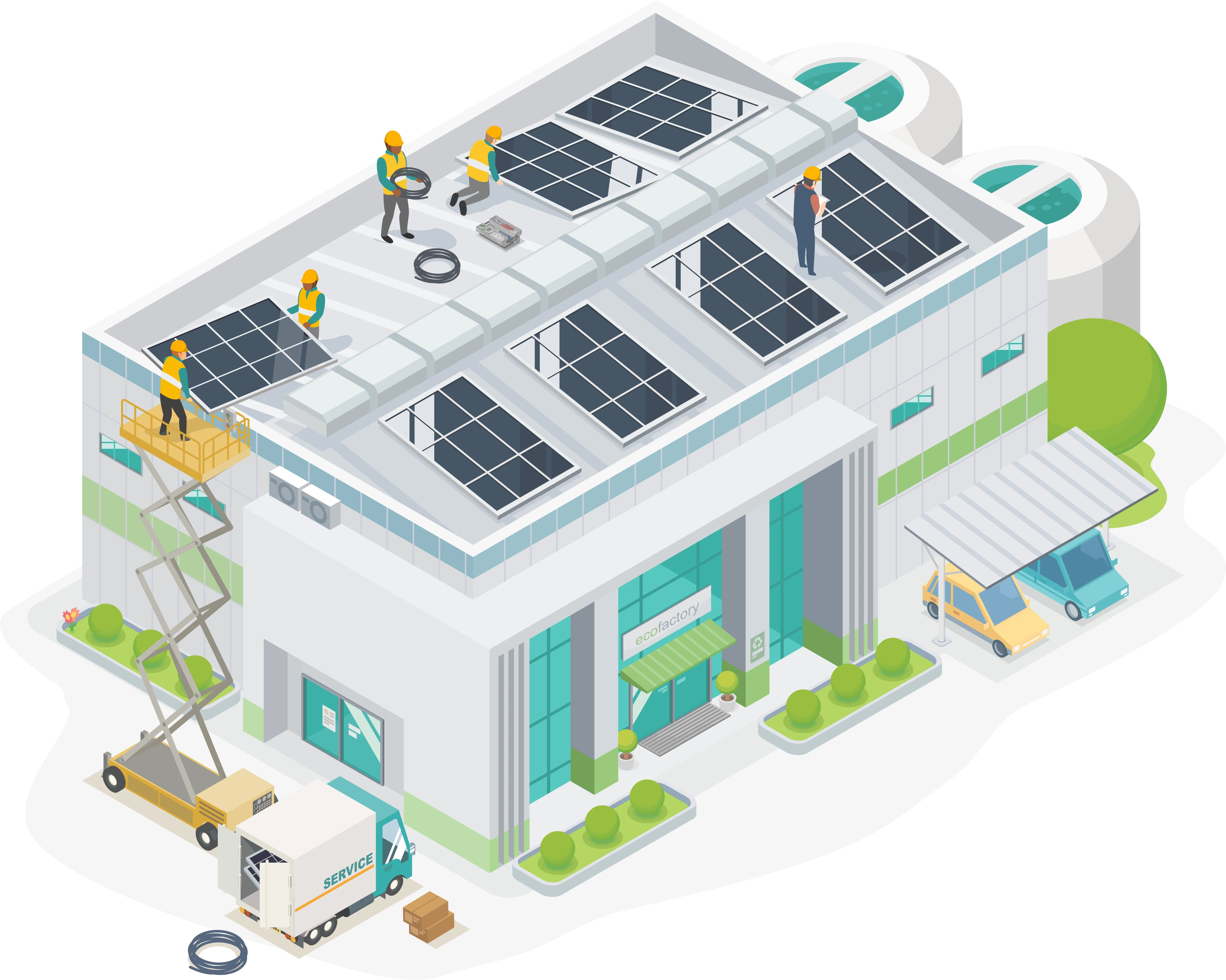 Large Rooftop Solar System